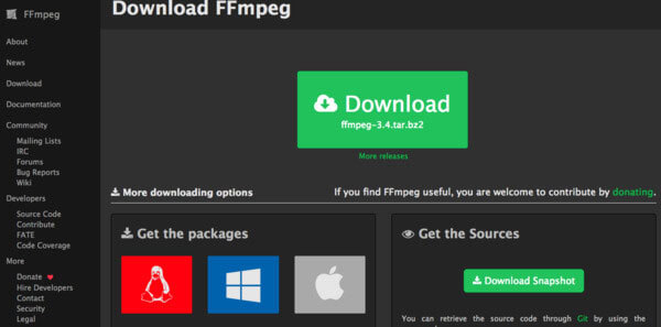download ffmpeg on mac